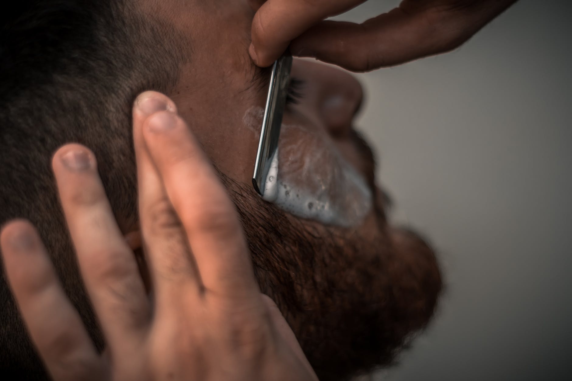 man-shaving-with-shaving-cream