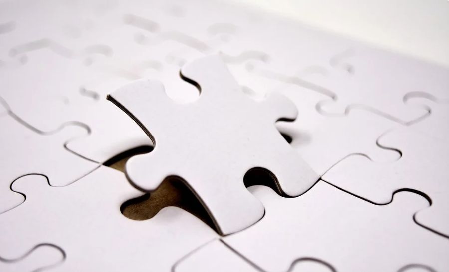 One of the most basic forms of puzzles, joining pieces together