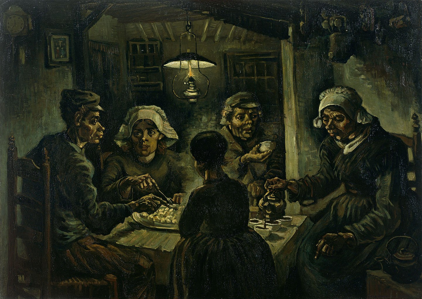 The Potato Eaters, 1885