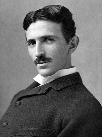 portrait of Nikola Tesla